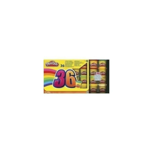 PLAY-DOH - 36 Pots de Pâte a modeler - Couleurs Multiples - 85 g Chacun