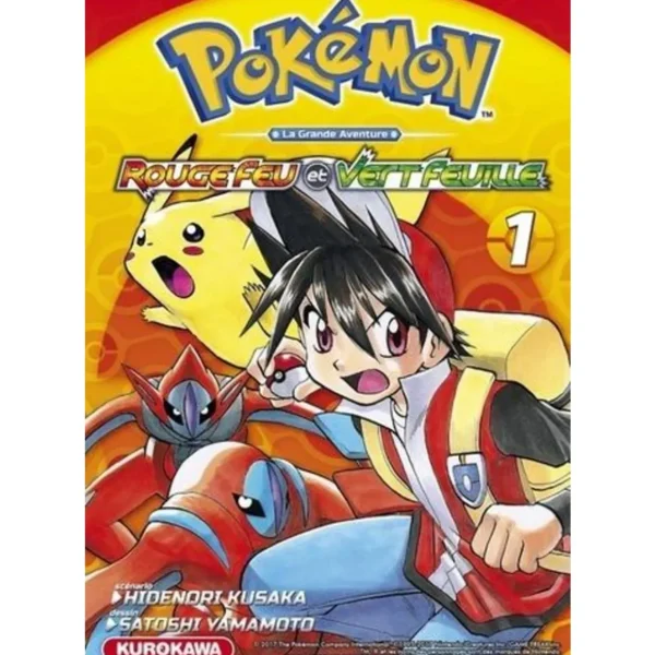 POKEMON LA GRANDE AVENTURE TOME 1 : ROUGE FEU ET VERT FEUILLE, Kusaka Hidenori