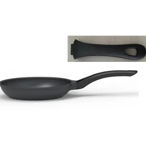 Poêle 20 cm aluminium tous feux dont induction - Noir