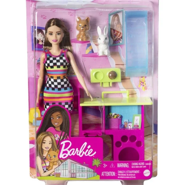 Poupée Barbie et animaux