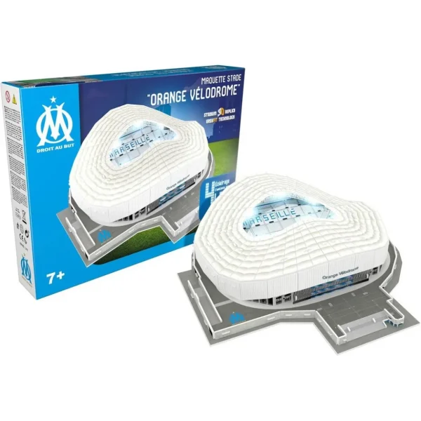 Puzzle 70 pièces mini Stade Vélodrome OM 3D