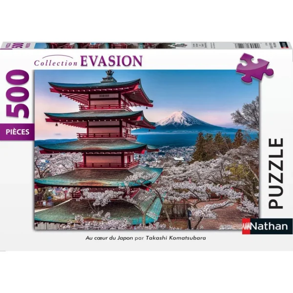 Puzzles 500 pièces Nathan Collection