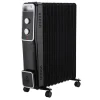 Radiateur à bain d'huile 2500w noir - DOH-4911M.BLACK