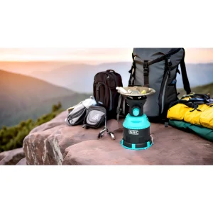 Rechaud gaz 1200W piezo Coque ABS + 8 Cartouches gaz 190 gr INTEC