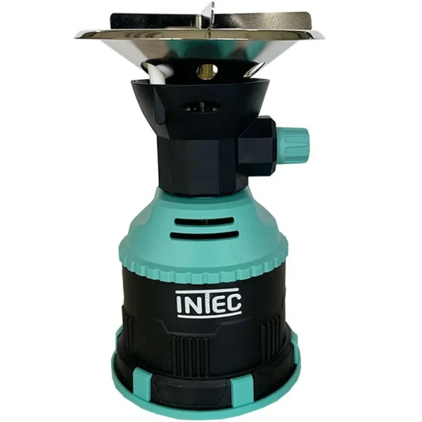 Rechaud gaz 1200W piezo Coque ABS + 8 Cartouches gaz 190 gr INTEC