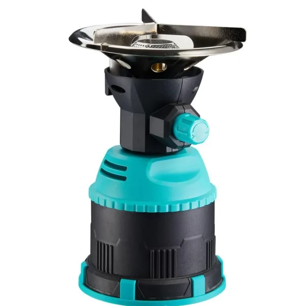 Rechaud gaz 1200W piezo Coque ABS + 8 Cartouches gaz 190 gr INTEC