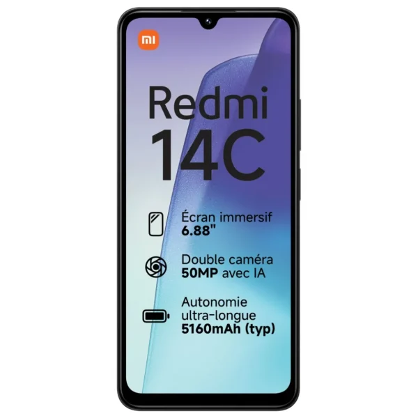 Redmi 14C 4G 128 Go - Noir