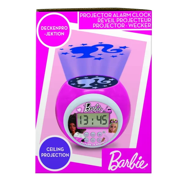 Réveil Projecteur Barbie avec Minuteur