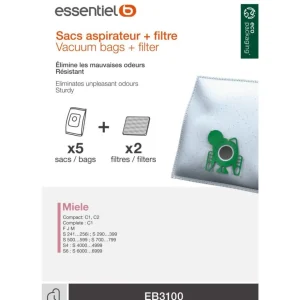 Sac aspirateur EB3100 compatible MIELE FJM