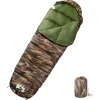 Sac de couchage momie pour adultes camping 3 saisons