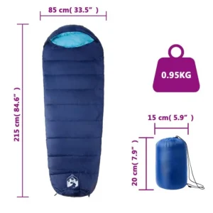 Sac de couchage momie pour adultes camping 3 saisons