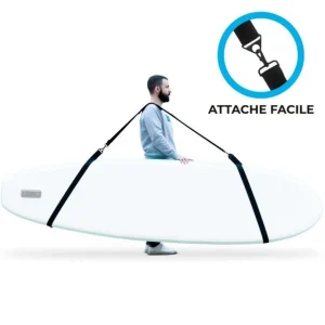 Sangle de transport pour Stand Up Paddle Universel et Réglable - Noir