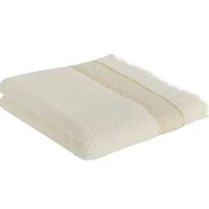 Serviette invité unie en coton qualité zéro twist 500g/m²