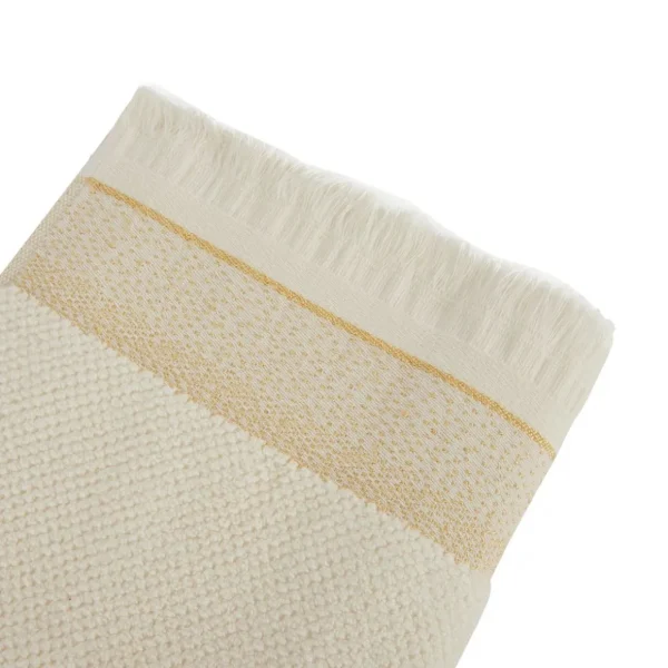 Serviette invité unie en coton qualité zéro twist 500g/m²