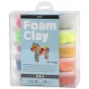 Set 10 pâtes à modeler Foam Clay - Couleurs basiques 35 g