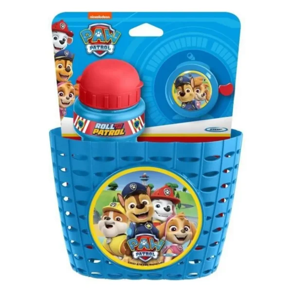 Set ludique comprenant une Corbeille + un bidon + une sonnette - PAW PATROL - PAT PATROUILLE