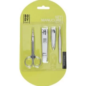 Set Manucure 4 Pièces Beauty 9cm Argent & Gris