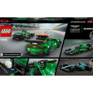 Speed Champions 76925 - Aston Martin Safety Car & AMR23, Set de Construction - Inclut Deux Minifigurines et 2 Répliques de Véhicules