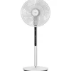 Spring X32 Ventilateur sur Pied Silencieux avec Télécommande, Moteur Brushless Économie, Puissant Flux d'air, 32 Vitesses, Oscillant 320°, Hauteur réglable, Incliner vers le haut 90°, Minuterie