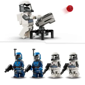 Star Wars 75373 - Pack de Combat de l'Embuscade sur Mandalore - Jouet de Construction pour Enfants à Collectionner