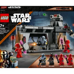 Star Wars 75386 - The Mandalorian Le Combat de Paz Vizsla et Moff Gideon - Set à Collectionner pour Enfants