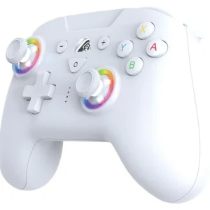 Subsonic - Manette sans fil pour Switch / Switch oled, LED, vibrations et gyroscope - Blanc