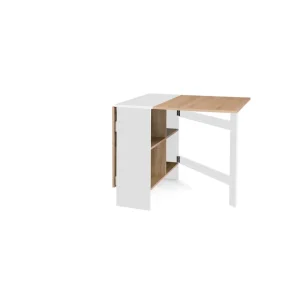 Table console extensible avec rangements L150 cm JESSIE