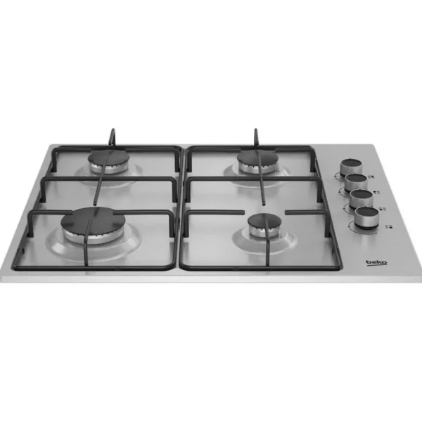 Table de cuisson gaz 60cm 4 feux inox - HIGG64123SX