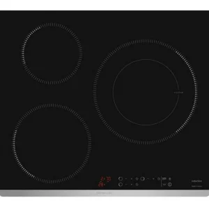 Table de cuisson induction 60cm 3 feux 7400w noir - bpi1639kx