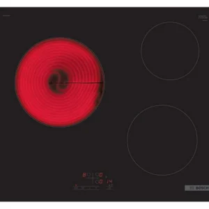 Table de cuisson vitrocéramique 60cm 3 feux 5700w noir - PKM611BB8E