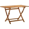 Table de jardin pliable 120x70x75 cm Bois d'acacia massif