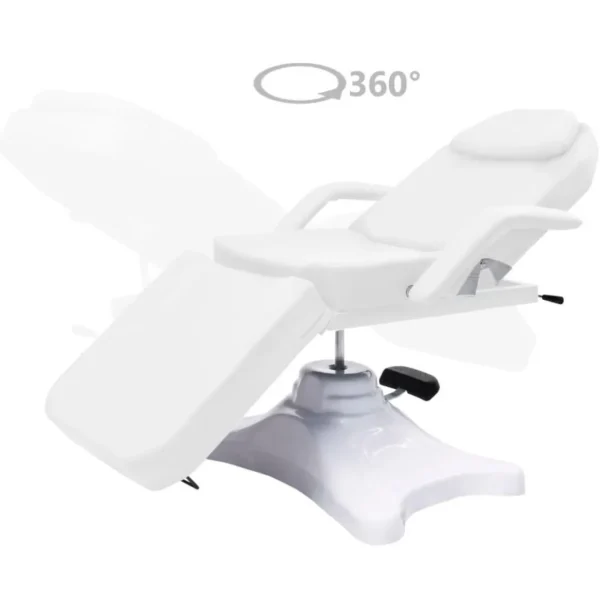 Table de massage Blanc 180x62x(86,5-118) cm