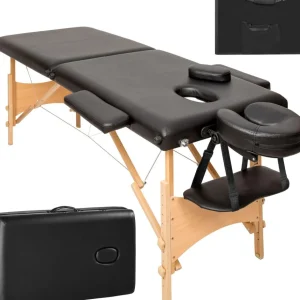 Table de massage pliante 2 Zones Bois, cosmétique, portable