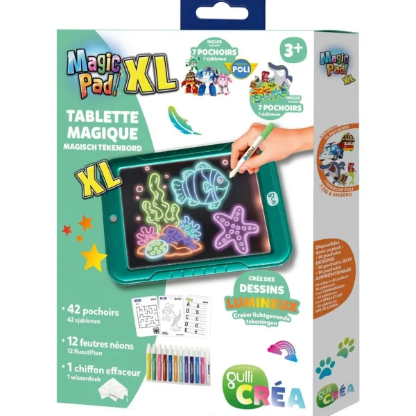 Tablette magique XL Gulli Crea et accessoires