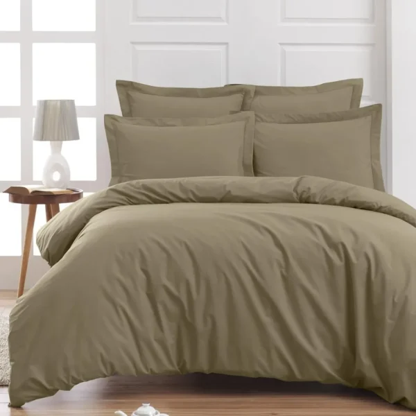 Taie de traversin en percale de coton SOFT PERCALE - 45x185 cm