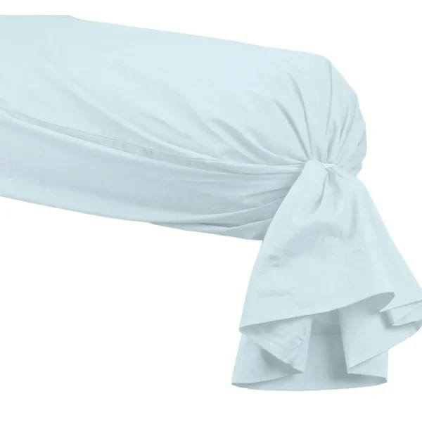 Taie de traversin en percale de coton SOFT PERCALE - 45x185 cm