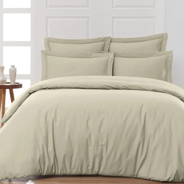 Taie de traversin en percale de coton SOFT PERCALE - 45x185 cm