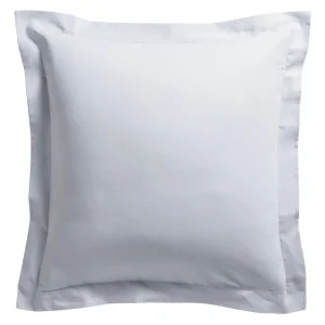 Taie d'oreiller volant unie percale pur coton 78 fils