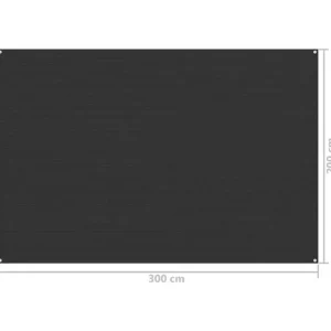 Tapis de tente 200x300 cm Anthracite