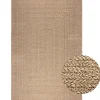 Tapis 160x230 cm aspect jute interieur et exterieur