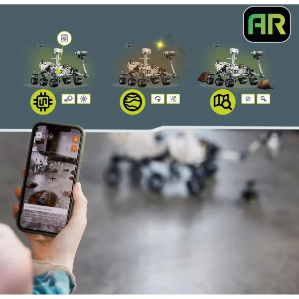 Technic 42158 - NASA Mars Rover Persévérance, Avec AR App Expérience, Découverte de la Science et de l'Espace, Jouet de Construction d'Ingénierie de Véhicule