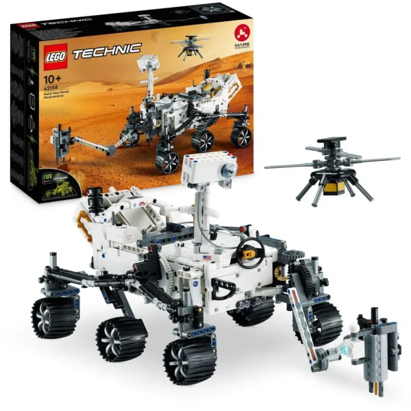 Technic 42158 - NASA Mars Rover Persévérance, Avec AR App Expérience, Découverte de la Science et de l'Espace, Jouet de Construction d'Ingénierie de Véhicule