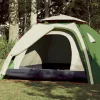 Tente de camping à dôme 4 personnes vert libération rapide