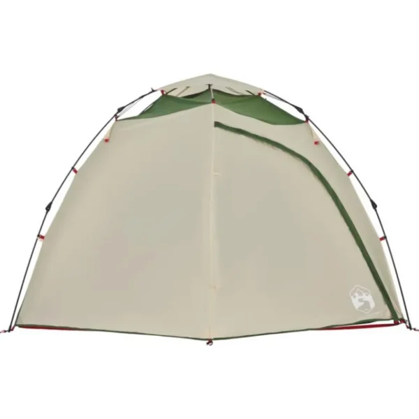 Tente de camping à dôme 4 personnes vert libération rapide