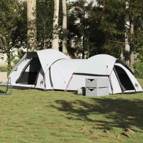 Tente de camping 5 personnes blanc tissu occultant imperméable