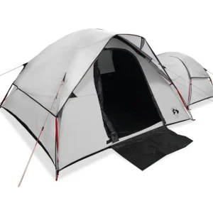 Tente de camping 5 personnes blanc tissu occultant imperméable