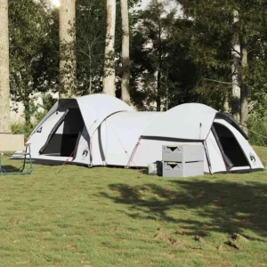 Tente de camping 5 personnes blanc tissu occultant imperméable