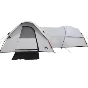 Tente de camping 5 personnes blanc tissu occultant imperméable