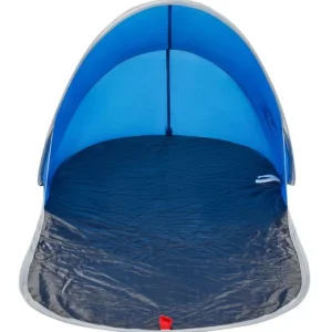 Tente de plage bleu azuré escamotable imperméable