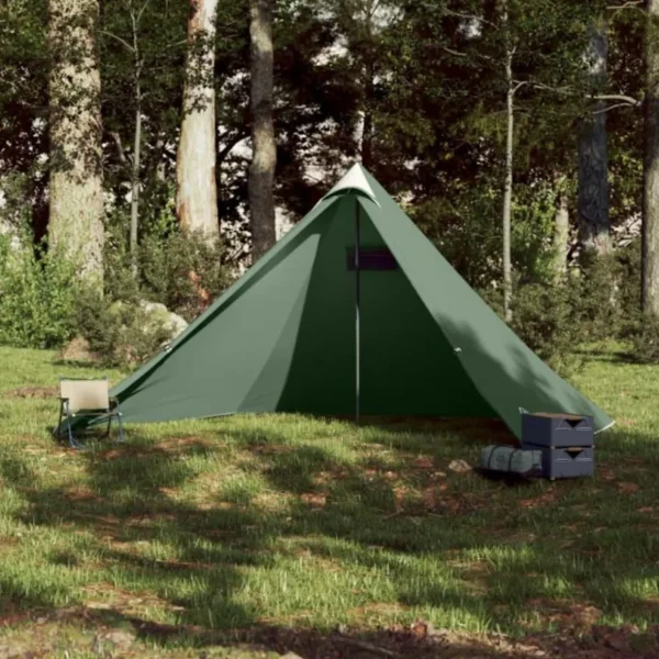 Tente familiale tipi 7 personnes vert imperméable